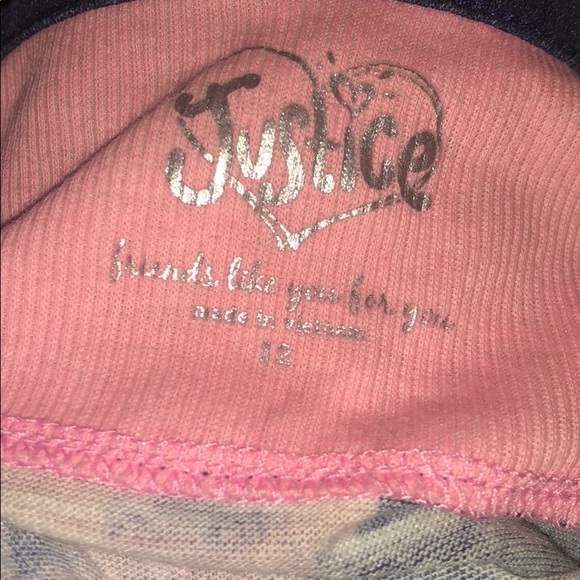 5 for $13! NWOT Justice Fancy Top - Picture 3 of 3